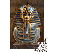 Pharaoh Egypt 1000 Pièces Puzzles Coloré Moderne Art Mural Cadeau Unique Home Decor Puzzle Apour Adultes Et Enfants À Partir De 12 Ans 1000pcs (75x50cm)