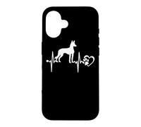 Pharaoh Hound Dog Heartbeat Paw Love Funny Puppy Lover Coque pour iPhone 16