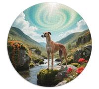 Pharaoh Hound, Jeu Circulaire Exigeant De 1000 Pièces Avecchien de Compagnie, Recommandé pour Moments De Silence Et Concentration 1000pcs (67.5x67.5cm)