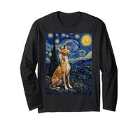 Pharaon Chien Van Gogh Nuit étoilée Manche Longue