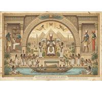 Pharaon de l'Égypte Antique Puzzle 1000 Pièces Adultes Et Enfants,Dès 14 Ans,Défi, Déco Murale,Premium,Carton,Jeu Éducatif,Anti-Stress,Détente,Casse-tête 70x50cm