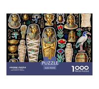 Pharaon d'Égypte Puzzle en Bois Imperméable DIY Puzzles De 1000 Pièces pour Adultes Cadeaux Coloré De Décoration pour La Maison