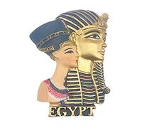 Pharaon égyptien 3D et la reine d'Égypte réfrigérateur cadeau de collection de collants magnétiques décoration de maison et cuisine