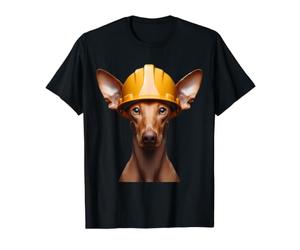 Pharaon Hound Casque Rigide Jaune pour travailleur et Papa T-Shirt Graphique avec Valeur
