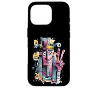 Pharaon Peace Graffiti Pop Character Graphic Art Style Sign Coque pour iPhone 16 Pro