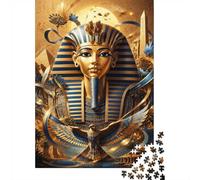 Pharaon Pyramide Oiseau Puzzle, 1000 Pièces Jeu Intérieur Adulte | 70x50cm Carton, Exercice Cérébral, Ajustement Précis, Amateurs D'art, Réduction Du Stress