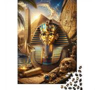 Pharaon Pyramide Sphinx 1000pcs Mini Puzzle pour Adultes Relaxant | 38x26cm Papier Décoration Salon Découpe Précise Cadeau Ami Détente