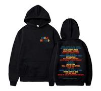 PHARCOYOU Forrest Frank Merch Album Tracklist Sweat à capuche à manches longues Streetwear Femmes Hommes, Noir , S