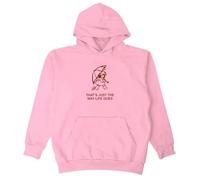 PHARCOYOU Gracie Abrams Sweat à capuche à manches longues pour homme et femme avec inscription « That's Just the Way Life Goes », rose, M