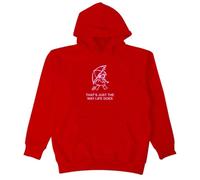 PHARCOYOU Gracie Abrams Sweat à capuche à manches longues pour homme et femme avec inscription « That's Just the Way Life Goes », Rouge, XL
