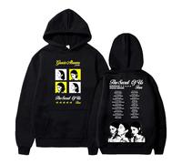 PHARCOYOU Gracie Abrams Sweat à capuche à manches longues pour homme et femme Motif photo 2025 The Secret of Us Tour, Noir , XL