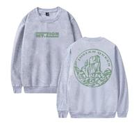 PHARCOYOU Josiah Queen Mt Zion Album Merch Pull à manches longues et col rond pour homme et femme, gris, XXL