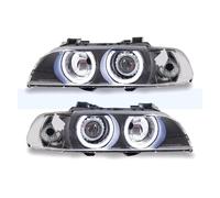 Phare 1 Paire Phare Pare-Chocs Avant Phare Avant Phare pour BMW Série 5 E39 1996-2003 Feux Avant(1Pair A)