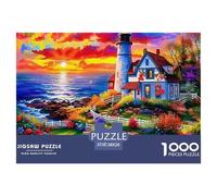 Phare 1000 Pièces Puzzle Adulte Un Puzzle Difficile Jeu Éduchatif Défi Jouets Divertissement Puzzles Classiques pour Adultes Et Enfants À Partir De Activité Familiale Parfaite Décoration De La Ma