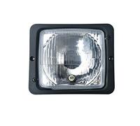 Phare 12 V 24 V E20 IP54 avec feux de route, feux de position et feux de croisement pour tracteurs, tracteurs et machines agricoles