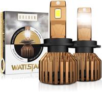Phare À Del P21, Lampe Frontale Led H7 Blanche 6500 K, Kit De Conversion De Phare À Del H7, Mini Design, Puce Améliorée, Extrêmement Lumineux, 22 000 Lumens