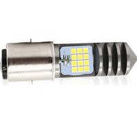 Phare à Led Blanc Moto Moto Electrique Phare Haute et Basse Lumière_BA20D Double Griffe