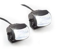 Phare À LED Universel Pour Moto HI-BEAM Avec Support, Paire