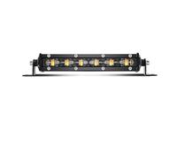 Phare Antibrouillard Barre Lumineuse LED 8/14/20/26/32 Pouces Stroboscope Double Couleur Blanche Projecteur Travail Pour SUV ATV Feu Antibrouillard Feux Antibrouillard Avant(6 D 8 inch 30W)