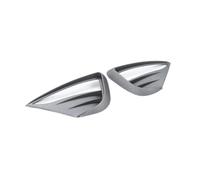 Phare Antibrouillard Grille Couvercle Protection Phare Avant POUR Tesla POUR Modèle Y 2021 - 2023 Lampe À Dents Woof Couteau À Vent Garniture Lame Spoiler Calandre Cache Phare(Matte Carbon)