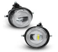 Phare Antibrouillard LED Angel Eyes Pour Mazda 2, 3, 6, CX-5, CX-7, CX-8, CX-9, RX-8, MX-5 (2004-2017), Feux De Jour Boîtier Phare Antibrouillard Voiture(LED Lens)