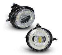 Phare Antibrouillard LED Angel Eyes Pour Mazda 2, 3, 6, CX-5, CX-7, CX-8, CX-9, RX-8, MX-5 (2004-2017), Feux De Jour Boîtier Phare Antibrouillard Voiture(LED Angel Eyes)