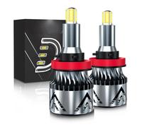 Phare Antibrouillard Voiture 360 ampoule Led H11 H7 Canbus Lampe Phare 9012 Hir2 HB3 9005 HB4 9006 H1 H8 H9 Antibrouillard Auto Turbo H11 Lumière Led Feux Antibrouillard Avant(9005/HB3,1piece)