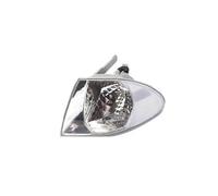 Phare Antibrouillard Voiture Clignotant pour BMW série 3 E46 berline 1999 2000 2001 lumière d'angle voiture boîtier antibrouillard clignotant phare avant(Crystal white-L)