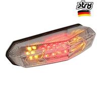 Phare Arrêt Arrière LED Avec Clignotants 15X8.5CM Approuvé Transparent STR8
