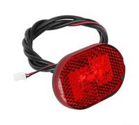 Phare arrière de scooter électrique pour Xiaomi M365 Pro 2 pour ELITE, montage de feu arrière avec câble de 88,5 cm, boîtier en plastique, accessoire de lampe de frein rouge