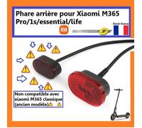 Phare arrière pour XIAOMI M365 PRO 1s essential de clignotement de freinage lumière LED frein garde boue Feu arrière xiaomi M365