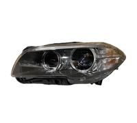 Phare Assemblage Compatible Avec BMW Série 5 Pour F10 2014 2015 2016 Ensemble De Phares Phare Angel Eye Xénon H-ID Lampe De Phare Avant De Voiture Clignotant Phare(Black,Left)