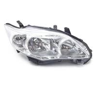 Phare Assemblage Compatible Avec Toyota Pour Altis Pour Corolla E140 E150 2010 2011 2012 2013 Ensemble De Phares Halogènes De Voiture Carte Coin Côté Feux Avant Feux Antibrouillard(White,Right)