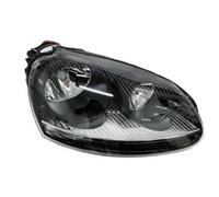 Phare Assemblage Compatible Avec VW Pour Bora Pour Jetta A5 Mk5 Pour Vento GLI 2006-2010 Carte D'assemblage Phares Voiture Lampes D'angle Halogènes Pièces Phares Antibrouillard 9 Lignes(Black,Right)