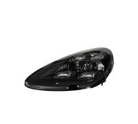 Phare Assemblage Lot De 2 Phares Avant LED Halo pour Cayenne 958.2 2015 2016 2017 Mise À Niveau vers 9Y0 Accessoires De Remplacement(RHD,NO AFS)