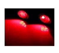 Phare Assemblage Lumière LED Vive DRL Conduite Feu De Recul Moto Antibrouillard Phare Arrière(38L Silver (1 Pair))