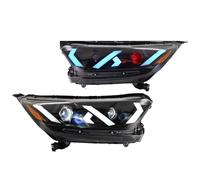 phare avant avec moteur Compatible Avec CRV 2017 2018 2019 2020 2021 1 Jeu De Phares Avant Avec Clignotants Bleus Animés