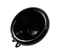 Phare Avant de Moto 5,75 Pouces, Coque extérieure à LED Noir Brillant/Noir Mat, pour Har&Ley Touring, Sportster, XL et Dyna Grille de Protection Phare