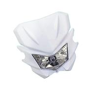 Phare avant de moto de moto tout-terrain 35W pour Honda Kawasaki Suzuki Yamaha KLX double Sport personnalisé (Blanc)