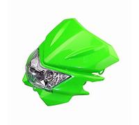 Phare avant de moto de moto tout-terrain 35W pour Honda Kawasaki Suzuki Yamaha KLX double Sport personnalisé (Vert)