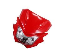 Phare avant de moto de moto tout-terrain 35W pour Honda Kawasaki Suzuki Yamaha KLX double Sport personnalisé (Rouge)
