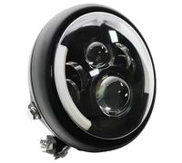 Phare Avant De Moto Phare LED Universel Pour Moto 7.5 Pouces Blanc/ambre Pièces Détachées Feux De Croisement(A headlight)