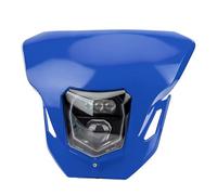 Phare Avant De Moto Pour CRF 125 250 450L 450RL CR XR Phare De Motocross À LED Faisceau Haut/bas Feux De Jour Feux De Croisement(Blue)