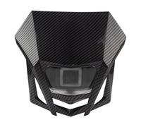 Phare Avant De Moto Pour CRF 230 XR 150 125F 250 450 12V 2018-2023 Pour Enduro Motocross Pièces Modifiées Moto Phare Plaque Carénage Phare Feux De Croisement(Carbon Fiber)