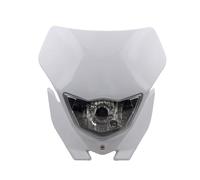 Phare Avant De Moto Pour Enduro Pour CRF 450 Phare Halogène Moto Plaque De Phare Feux De Croisement(Blanc)