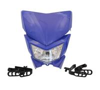 Phare Avant De Moto Pour Kawasaki Pour KLX 250 450 Pour KMX 125 Pour KDX Pour WR KX Pour KLR Pour KLE 110 125 140 300 650 Plaque Phare Moto 12V 35W Feux De Croisement(Blue)