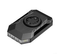Phare avant de vélo avec batterie externe de 4000 mAh et support d'ordinateur de vélo pour Garmin, 350 lumens USB-C rechargeable avec 4 modes, étanche IPX4