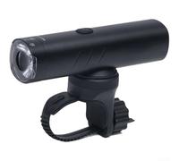 Phare avant de vélo avec support Garmin, 400-1500 lumens rechargeable, étanche IP66 en alliage d'aluminium, design anti-éblouissement avec 5 modes de luminosité (800 lm)