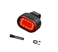 Phare avant de vélo rechargeable avec sangle flexible | Câble de type C et boîtier ABS pour la conduite de nuit, les trajets quotidiens