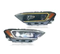 Phare avant de voiture Compatible Avec VW Pour Jetta MK7 2019-2023 L'animation Start Pour Up Indicateur Séquentiel Accessoires Feux Avant 2 Phares Halogènes